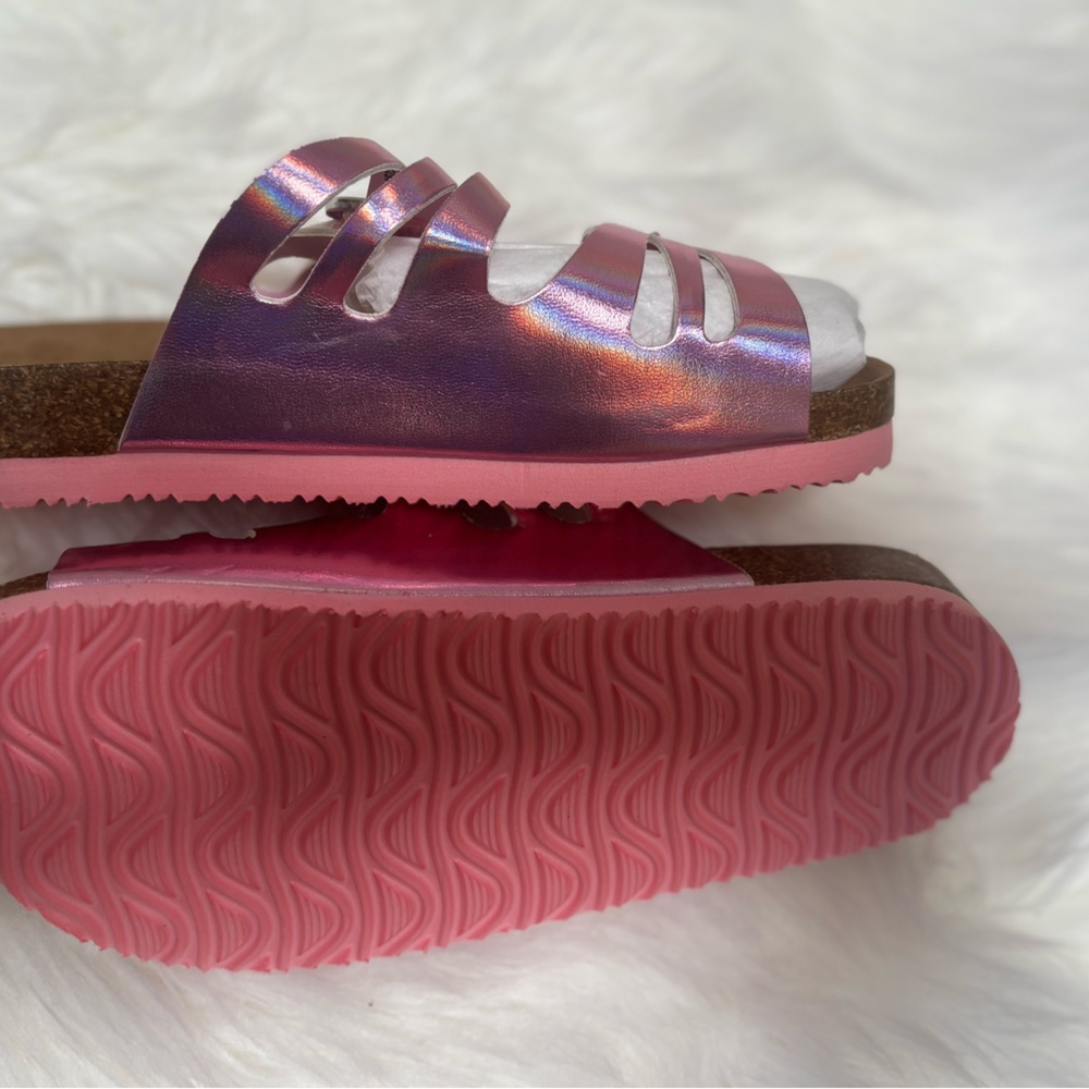 Rachel Shoes Shimmering Pink Kids Sandals
